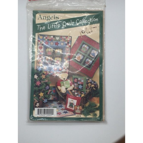 Angels Little Quilt Collection Quilt Pattern Plus Two Angel Hangers NEW in Pkg - Picture 1 of 2